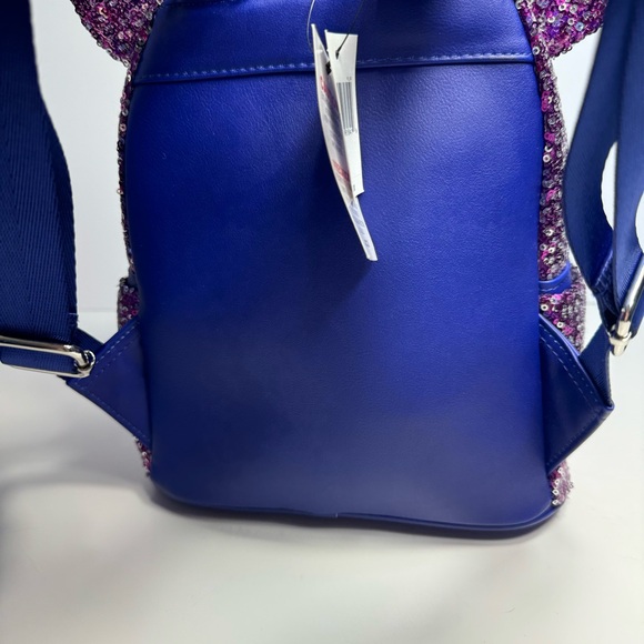 NWT. Loungefly Disney Paris 30th Anniversary Sparkling sequin Mini Backpack - Picture 8 of 11